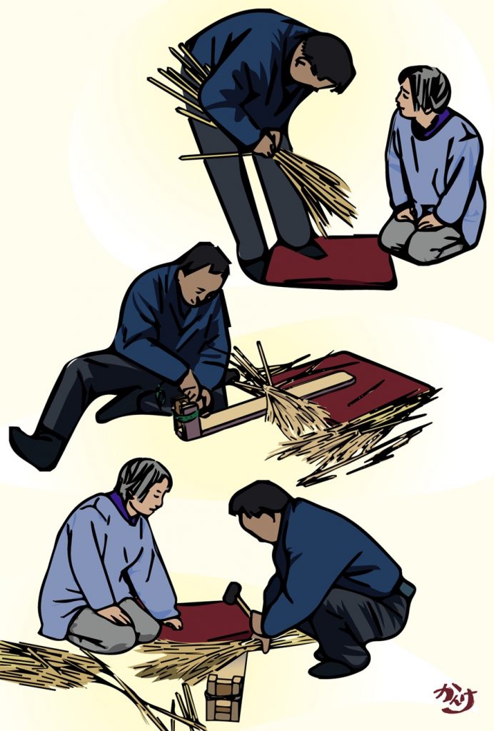 illust [Handmade broom-making class -Asahi Community Center-]